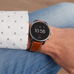 Fossil Gen 4 Smartwatch Venture HR Brown Leather - New Without Box